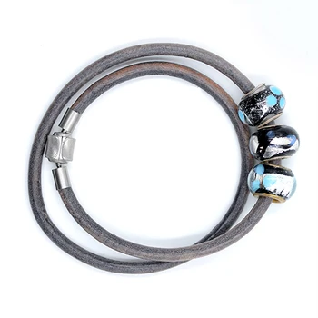 

Handmade Smoked Unisex Silver Bangle Skybpan0106