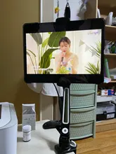 Soporte de aluminio para tableta de escritorio y cama, brazo largo ajustable para teléfono móvil, iPad 4 Pro 11 12,9/Air/Surface Go/Yoga Book