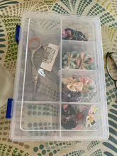 Caja de Herramientas para garaje, organizador de plástico, contenedor de almacenamiento, tornillo para maleta, caja de herramientas de joyería profesional, componentes electrónicos
