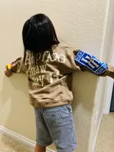 NAGRI-Sudadera con capucha de Kanye West para niños, ropa para parte superior infantil, de Hip Hop, suave