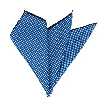 

Shawl in a pocket of a jacket in a small blue cage (52371)