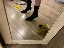 Botas de calcetín de tejido elástico para mujer, zapatos femeninos de media caña, con tacón fino y punta estrecha, para otoño e invierno, 2021
