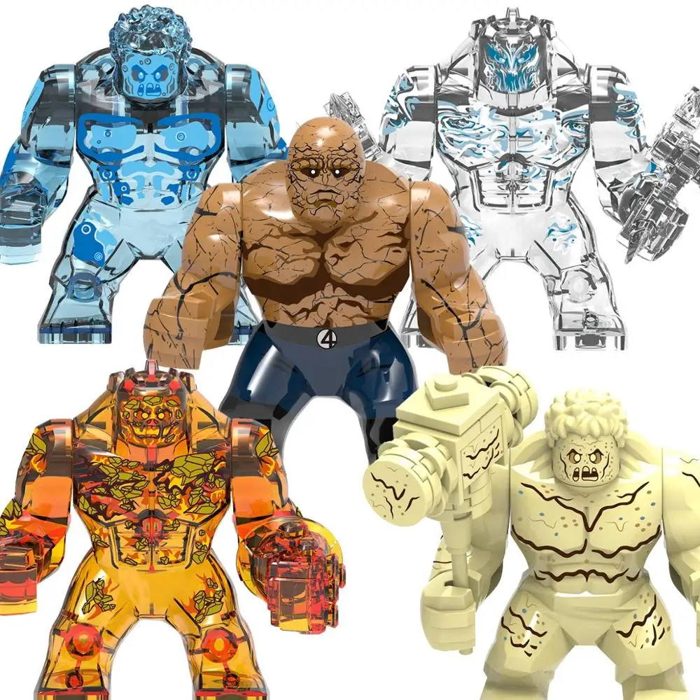 Одиночная продажа большие фигурки фантастические четыре камня человек яд