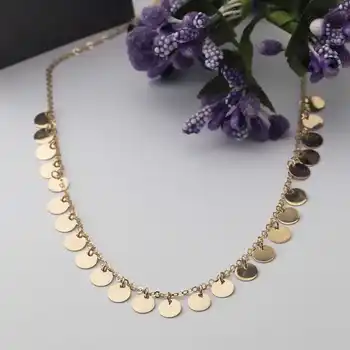 

Sequin Gold Necklace 03-390-KL46769