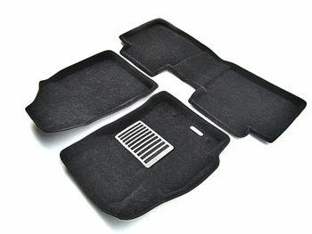 

Textile 3D mats euromat3d luxe in the salon for Toyota Corolla (2013-2018) with a metal sub-spot