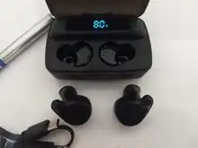 Wireless Earbuds Bluetooth-Earphones Playtime Sound Deep-Bass 156H Hi-Fi In-Ear Stereo