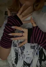 Anillo Vintage de cristal con lapislázuli azul, joyería para Cosplay, 1 unidad