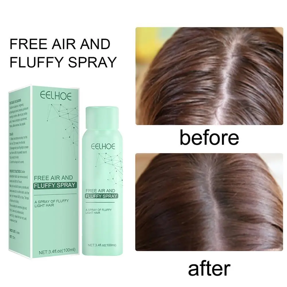 

100ml Leave-in Dry Hair Spray Fluffy Hair To Oil Lazy Oil Control No-wash Air-feeling Fluffy Spray Remove Oil Dry Shampoo