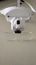 Headband Magnifier Glass-Lamp Led-Light 5-Lens loupe Adjustable for Read-Look