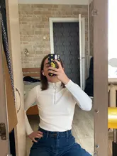 Suéter de punto con cremallera para mujer, jerseys de cuello alto, jerseys básicos de otoño e invierno, ropa negra ajustada para mujer 2021