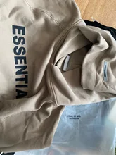 Sudadera con capucha para hombre y mujer, con estampado de letras reflectantes, bordada, de algodón, 100%