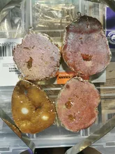 Collar de cuarzo rosa Natural, colgante de Piedra Rosa, ágata, colgantes de gemas, joyería hecha a mano, dije de piedra de péndulo, collar a granel