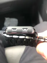 Vidrio + para Apple Watch Serie 6 5 4 3 SE 44mm 40mm watch cuero, iWatch 42mm 38mm Protector de pantalla + cubierta de apple Watch Accesorios