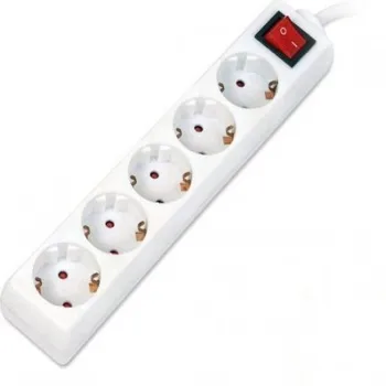 

POWER STRIP 5 SOCKETS WITH PROTECTION 1,5Mtrs. 16A WHITE OMEGA