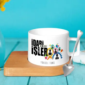 

Personalized Professional Administrative Affairs Manager Wood Altlıklı Ceramic Cup