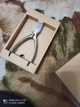 MR.GREEN-cortauñas superafilada de acero inoxidable, alta calidad, para cutículas, uñas postizas, pedicura