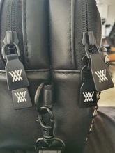 Bolsa de Golf para deportes, bolsa de almacenamiento, bolso de mano, cremallera, Corea del Sur de moda de remache, bolso de bola alta