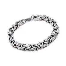 Браслет для мужчин и женщин, кубинская цепочка из нержавеющей стали, высокое качество,, браслет-цепочка для мужчин