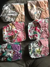 [Simfamily]-Conjunto de pañales para bebé, pañal de tela lavable reutilizable, cubierta ajustable ecológica, 3-15kg