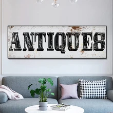 

Vintage Antiques Canvas Painting Wall Art Old Time Signs Poster And Prints For Living Room Bedroom Farmhouse Home Decor Cuadros