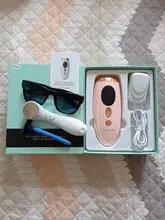 Depiladora láser IPL para mujer, dispositivo de depilación láser permanente de 990000 flashes