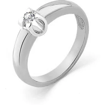 

Master brilliant ring with 1 white gold diamond