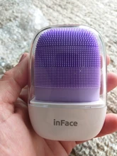 Inface xiaomi-cepillo de limpieza Facial sónico eléctrico, versión actualizada, limpieza profunda con cepillo, herramienta impermeable