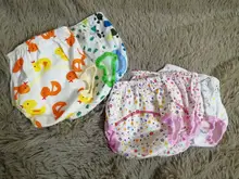 Lote de 6 unidades de pantalones de entrenamiento de 3 capas para bebé, bragas de aprendizaje, pantalones cortos para niño y niña, pañales de algodón, ropa interior