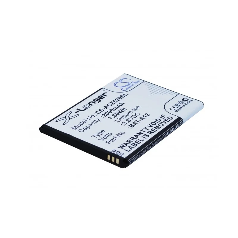 Battery CameronSino CS-ACZ520SL (Acer Liquid Z520 Duo) 2000mAh 1ICP4/51/65 BAT-A12 KT.00104.002 PDD-612 | Мобильные телефоны и