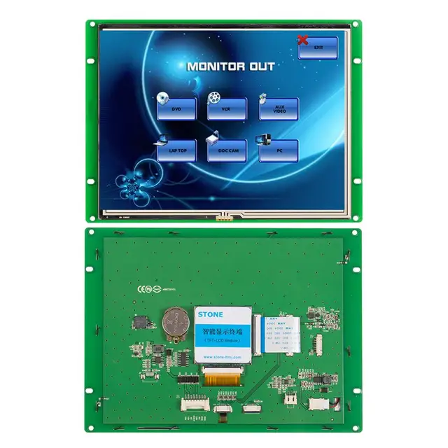 STONE HMI TFT LCD Module  LCD Touch Screen Display with RS232/RS485/TTL STVC080WT-01