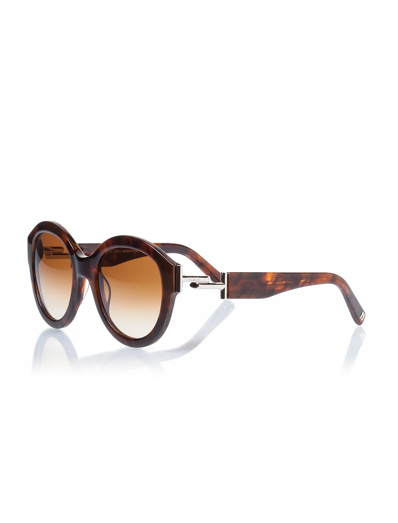 

Women's sunglasses to 0208 56f bone Brown organic round round 52-21-135 tods