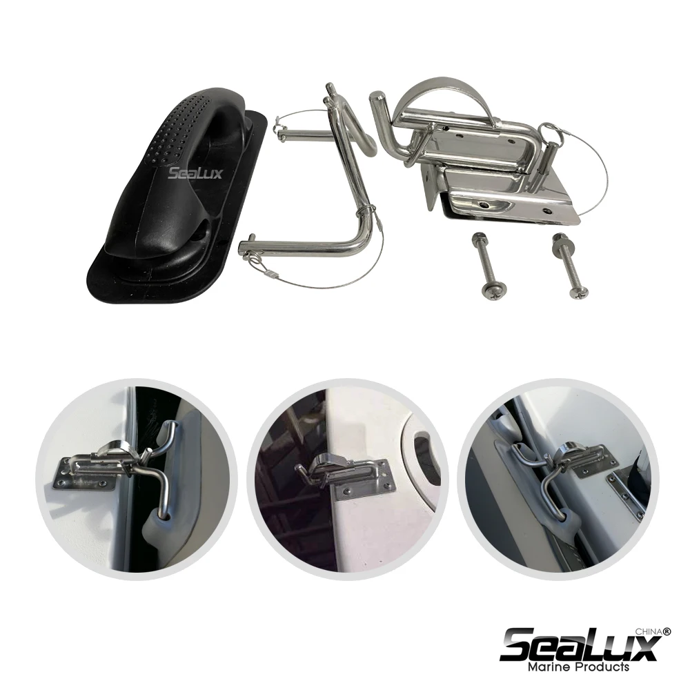 Sealux 2 комплекта на посылка Insta lock Quick Davits набор для надувных лодок с ручкой морской