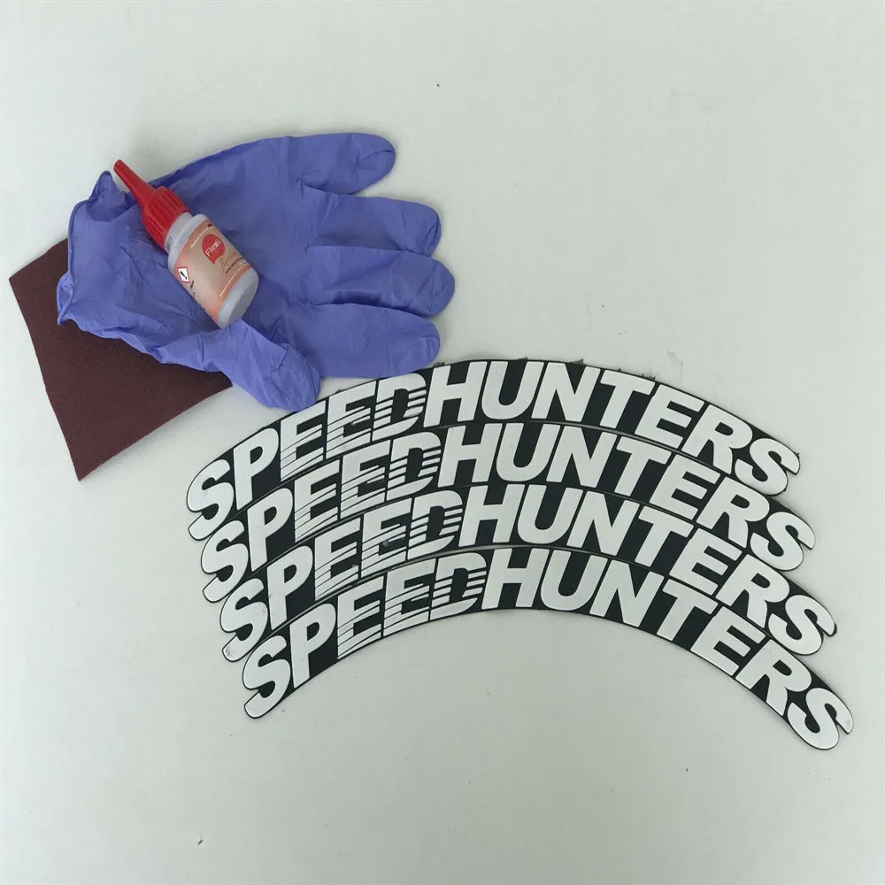 

Speedhunters Tire Sticker 1" Tyre Lettering Wheel Decal 3D Universal Fits 14" To 22" Tires (10 Decal Kit) New Desing