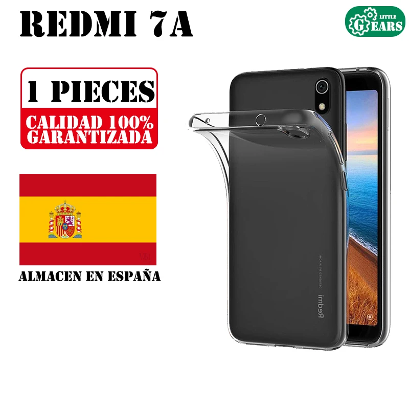 Buen trato Xiaomi Redmi 7A Funda de Silicona Transparente Ultra Delgado Carcasa de Gel TPU Proteccion AntiGolpes y Resistente Suciedad OnwZem50Kyn