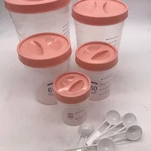 Набор 5 шт. Банки для сыпучих продуктов