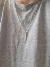 Collar de barra rectangular para hombre, cadena de acero inoxidable, resistente al agua, regalo de joyería, novedad de 2020