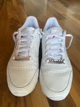 Placa personalizable de acero inoxidable con nombre y hebilla para zapatos, placa con nombre, Buckie, accesorios, Color dorado y plateado