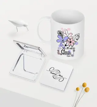 

Personalized Dear Mom White Mug Mirror Set-16