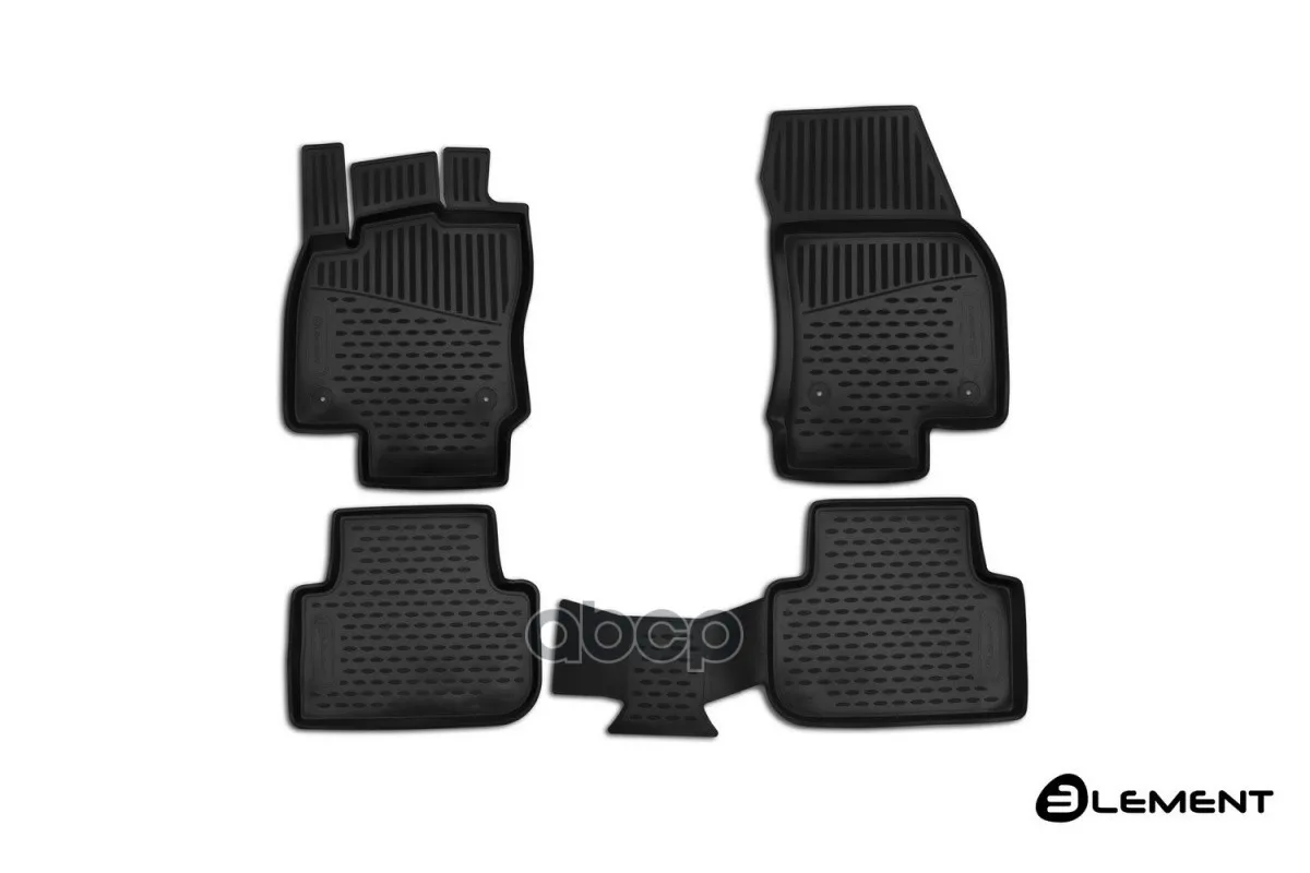 Element5154210k_коврики В Салон! 4 Шт Полиуретан Vw Tiguan 5 Дв