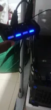 Adaptador de extensión divisor USB de alta velocidad Hub 2,0 Micro 4 puertos Hab con interruptor de encendido/apagado para tableta, portátil y ordenador
