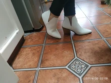 MCCKLE-Botines de punta estrecha para mujer, calzado de Tacones con cremallera alta, botines bajos, 2021