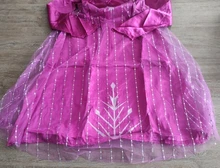 Muababy Elsa 1 y 2 vestidos de princesa para niñas fiebre verde vestid grande Floral invierno traje reina coronación Anna vestido Elsa ropa de fiesta