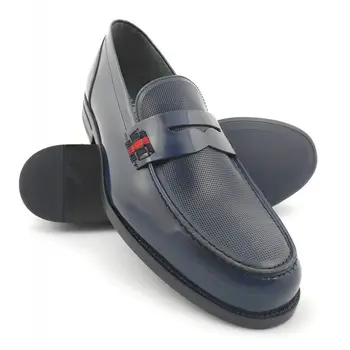 

Zerimar castillans shoes style for men navy blue color