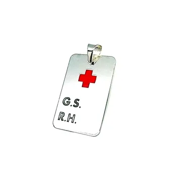 

Pendant 925 sterling silver m 33mm. Sheet G.S R.H network cross [AA8307]