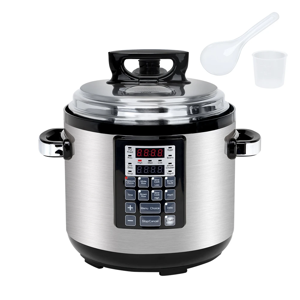 

6 QT Pressure Cooker Multi-Use Programmable Instant Cooker Pressure Pot Rice Cooker