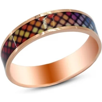 

Silver Wings enamel ring in silver