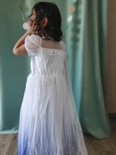 Las niñas Elsa vestido Cosplay reina de la nieve 2 disfraz Elsa niños disfraz fiesta de cumpleaños de Anna vestidos de princesa ropa nueva