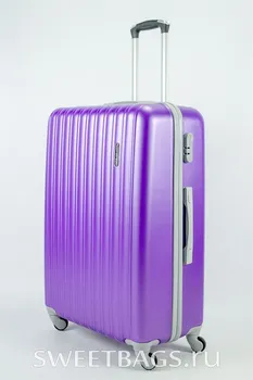 

Suitcase large ABS KK (vert stripes) purple SF