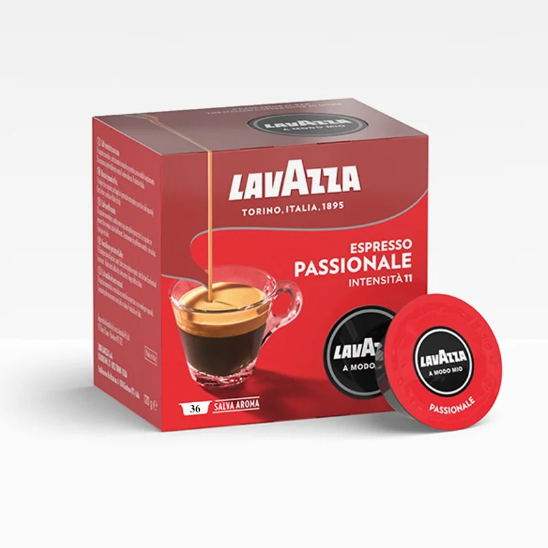 Lavazza Espresso Passionale, box of 36 capsules in Mio mode