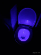 Changeable-Lamp Toilet-Bowl Wc-Light Battery-Powered Motion-Sensor LED 8-Colors Child